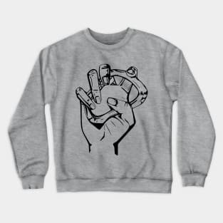 Hand climber Crewneck Sweatshirt